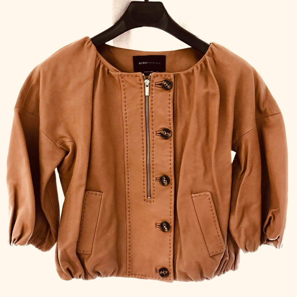 BCBG MaxAzria leather jacket